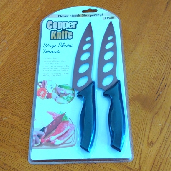 Tekno Kitchen New Copper Knife Set2 Poshmark